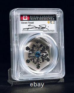 2024 $20 Canada Snowflake Reverse Proof First Day of Issue PCGS PR70 Rosati