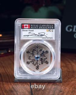 2024 $20 Canada Snowflake Reverse Proof First Day of Issue PCGS PR70 Rosati