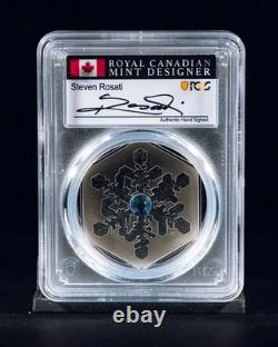 2024 $20 Canada Snowflake Reverse Proof First Day of Issue PCGS PR70 Rosati