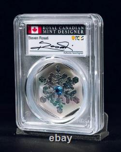 2024 $20 Canada Snowflake Reverse Proof First Day of Issue PCGS PR70 Rosati