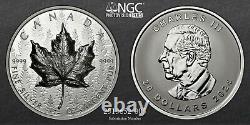 2024 CA $20 Maple Leaf SML UHR Pulsating Forest NGC Reverse PF 70 PROOF NEW