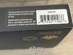 2024 CANADA Air Force Centennial Fine Silver Proof Set OGP