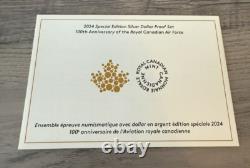 2024 CANADA Air Force Centennial Fine Silver Proof Set OGP