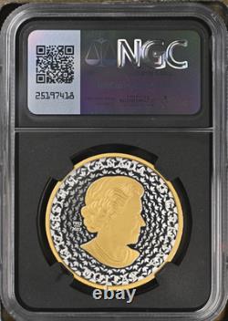 2024 CANADA Peace Dollar 1 oz Silver Proof Gilded COA BC First Release NGC PF70