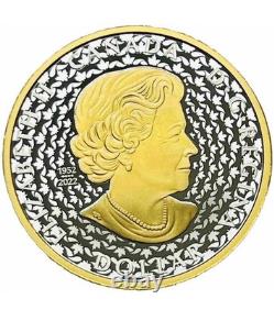 2024 CANADA Peace Dollar 1 oz Silver Proof Gilded COA BC First Release NGC PF70