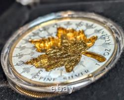 2024 Canada $20 Super Incuse Silver Maple Leaf (SML) 1 Oz 99.99%Pure Silver