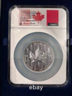 2024 Canada $50 5Oz Pulsating Forest Maple Leaf UHR NGC PF70 FDOI Taylor Signed