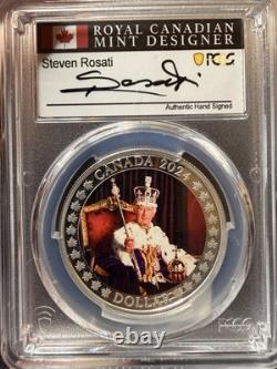 2024 Canada Charles III Coronation Coin PR70DCAM Steven Rosita Signed