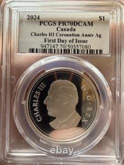 2024 Canada Charles III Coronation Coin PR70DCAM Steven Rosita Signed