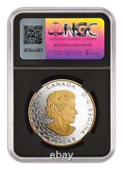 2024 Canada Peace Dollar 1 Oz Silver NGC PF70 $1 Ultra High Relief Gilt JP557