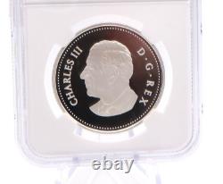 2024 Canada Silver Dollar Proof Ngc Pf70 Ucam King Charles 1st Coronation Fr