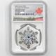 2024 Canada Snowflake Light Blue Crystal 20CAD 1oz Silver Proof Coin NGC PF 70FR