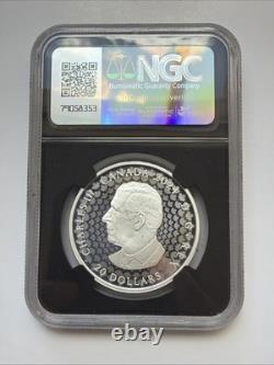 2024 First Day Issue $20 Canada 1 oz Silver Cougar UHR Great Hunters NGC PR70