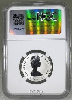 2024 Queen Elizabeth $3 1/4 Oz Canada Silver Ngc Pf70 Maple Leaf First Releases