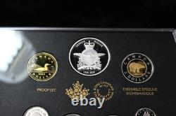 2024 RCAF 100th Anniversary Special Edition Silver Dollar Proof Coin Set Canada