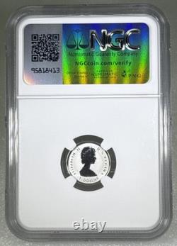 2025 $1 1/20 Oz Silver Canada 60th Maple Leaf Flag Ngc Pf70 Queen Elizabeth Fr