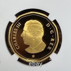 2025 $1 Canada Gilt. 9999 Silver Proof Loonie Ngc Pf70 Ucam Loon First Releases