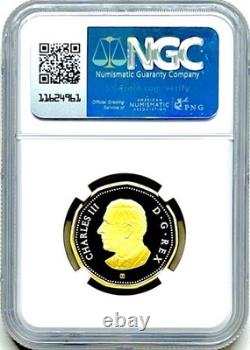 2025 $1 Canada Gilt Silver Proof Loonie Ngc Pf70 Ucam Loon First Release Low Pop