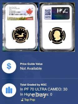 2025 $1 Canada Gilt Silver Proof Loonie Ngc Pf70 Ucam Loon First Release Low Pop