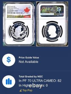 2025 $1 Canada Silver Dollar Proof Ngc Pf70 Ucam Beaver As An Official Symbol Fr