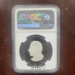 2025 $20 Canada Rhodium Silver Proof Ngc Pf70 Elegant Maple Leaf First Releases