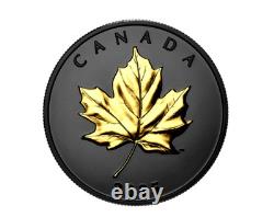 2025 $20 Canada Rhodium Yellow Gold Silver Proof Ngc Pf70 Elegant Maple Leaf -fr