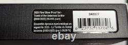 2025 CANADA Tomb of the Unknown Soldier Fine silver proof set Set Exclusive