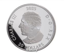 2025 Canada 1 Oz 9999 Silver Triple Maple Leaf Proof OGP, COA