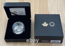 2025 Canada 1 oz. 999 Silver Proof $20 The Sundial 3D Coin BOX COA Mintage 5000
