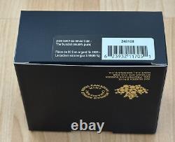2025 Canada 1 oz. 999 Silver Proof $20 The Sundial 3D Coin BOX COA Mintage 5000