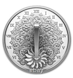 2025 Canada 1 oz. 999 Silver Proof $20 The Sundial 3D Coin BOX COA Mintage 5000