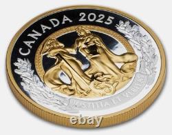 2025 Canada $20 ALLEGORIES OF JUSTICE & TRUTH Gilt NGC PF70 FR BOX/COA