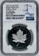 2025 Canada $20 Elegant Maple Leaf Black Rhodium NGC PF70 Matte First Releases