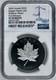 2025 Canada $20 Elegant Maple Leaf Black Rhodium NGC PF70 Matte First Releases