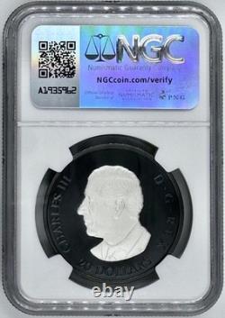 2025 Canada $20 Elegant Maple Leaf Black Rhodium NGC PF70 Matte First Releases