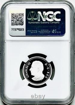 2025 Canada 25 Cent. 9999 Silver Proof Ngc Pf70 Caribou Quarter First Releases