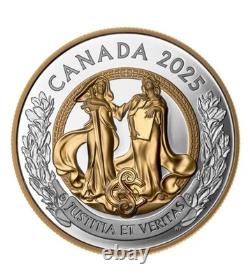 2025 Canada Allegories of Justice and Truth 1 oz Silver Proof BOX COA SHIP NOW