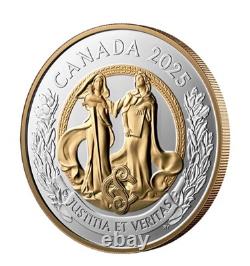2025 Canada Allegories of Justice and Truth 1 oz Silver Proof BOX COA SHIP NOW