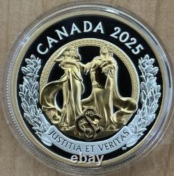 2025 Canada Allegories of Justice and Truth 1 oz Silver Proof BOX COA SHIP NOW