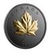 2025 Canada Elegant Maple 1 oz Silver Gilded Matte Proof Rhodium BOX COA NEW