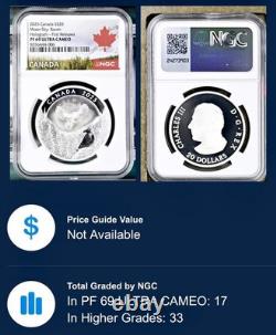 2025 Canada Moon Sky Raven $20 Silver Holographic Proof Ngc Pf69 Fr (pop=17)