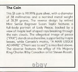 2025 Canada Peace Dollar 1 Oz 9999 Silver Proof NGC PF70 $1 Coin JP866