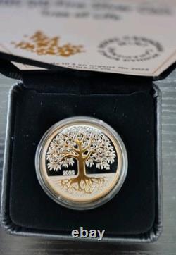 2025 Canada Silver $10 Coin Tree Of Life Gilt Gilded withOGP