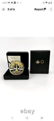 2025 Canada Silver $10 Coin Tree Of Life Gilt Gilded withOGP