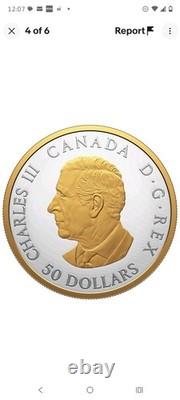 2025 Canada Silver $10 Coin Tree Of Life Gilt Gilded withOGP
