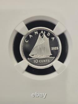2025 Canada Silver Proof Set (3) NGC PF69 Ultra Cameo Dime Quarter Half Dollar