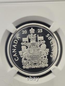 2025 Canada Silver Proof Set (3) NGC PF69 Ultra Cameo Dime Quarter Half Dollar