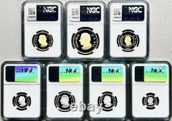 2025 Canada Tomb Of Unknown Soldier 7-coin Silver Proof Set Ngc Pf69 Pop-1 Ebay