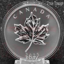2025 Elegant Maple Leaf #1 $20 Pure Silver Proof Rhodium-Plated Coin Canada