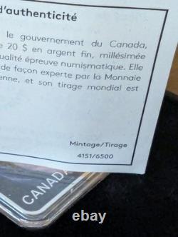 2025 Haunted Canada #1 Lady in White $20 Pure Silver Proof Glow-In-The-Dark